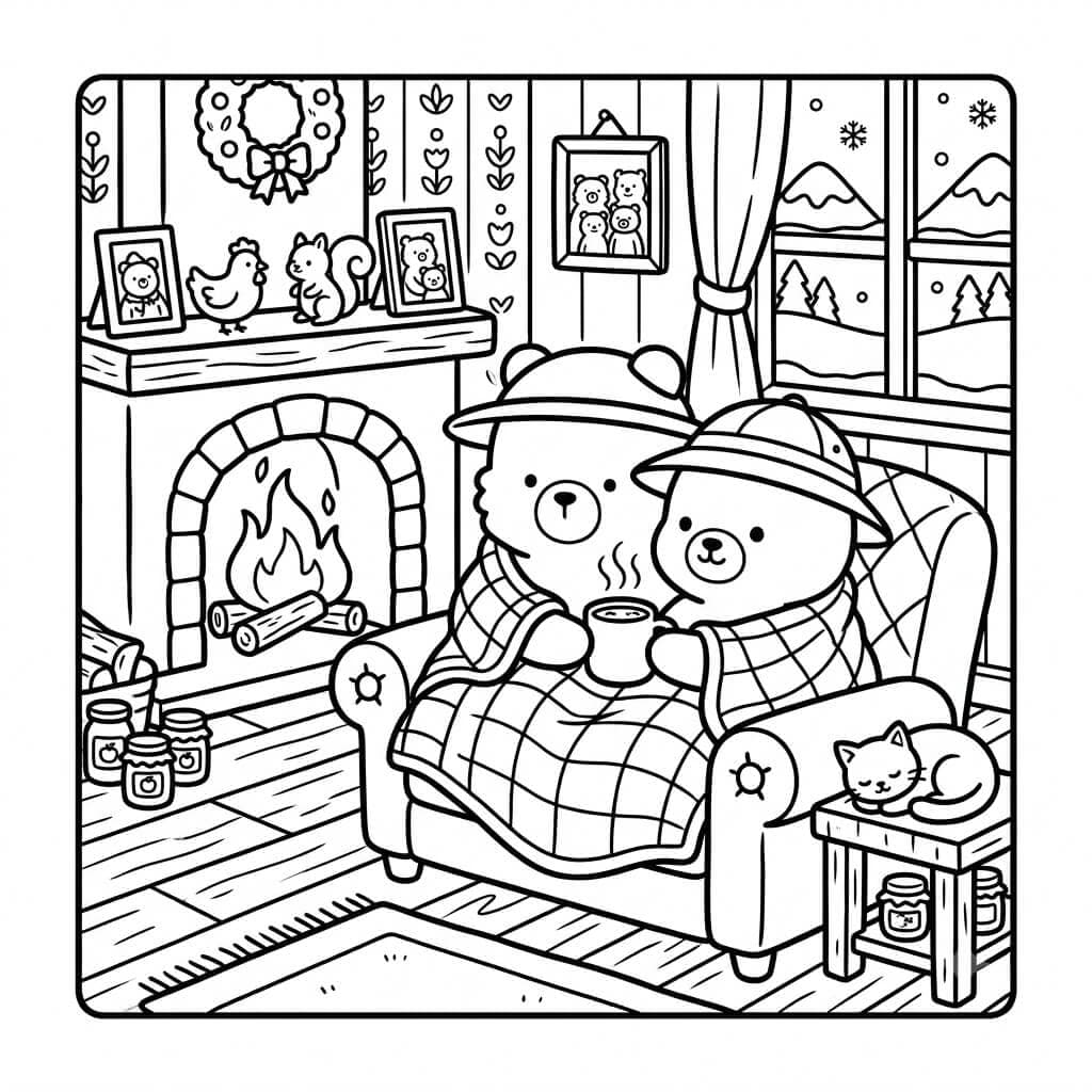 Bobbie Goods in winter coloring pages