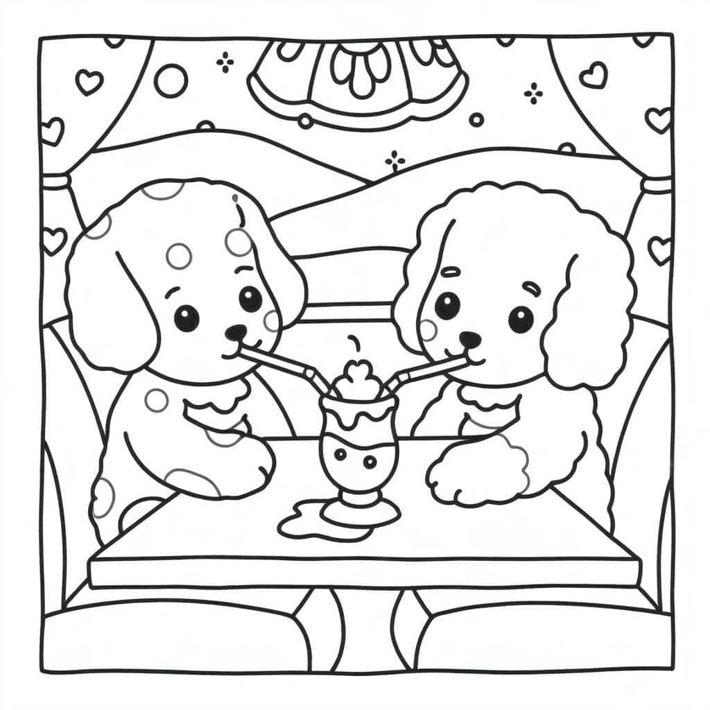 Bobbie Goods milkshake coloring pages
