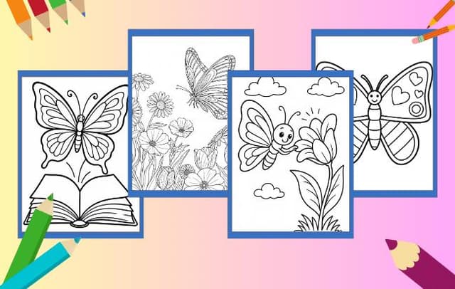 Butterfly Coloring Pages