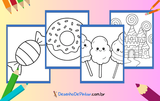 Candies Coloring Pages