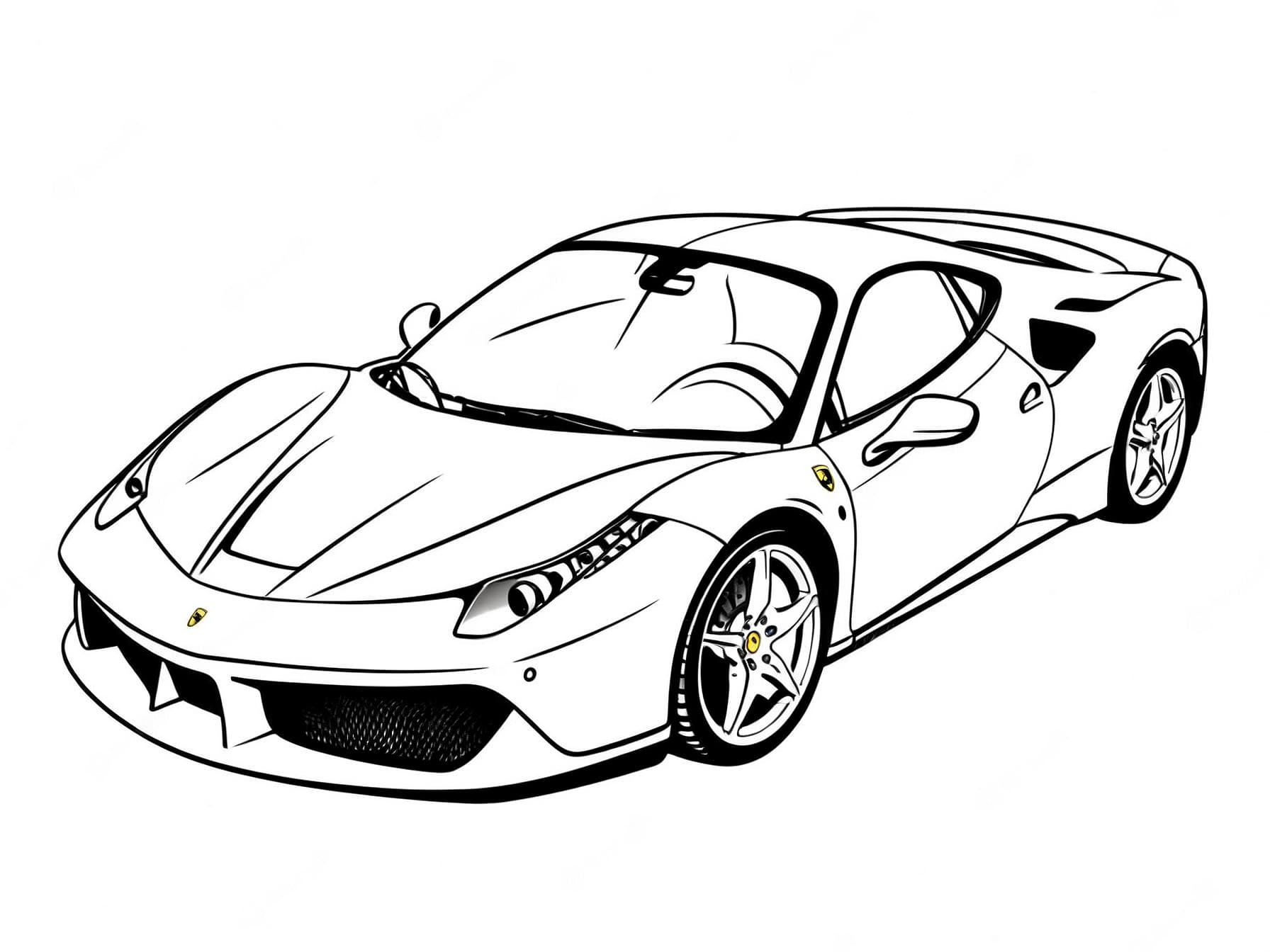 Car Coloring Page