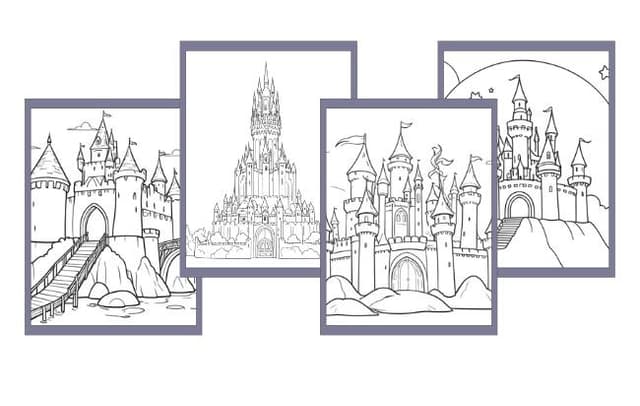 Castle Coloring Pages