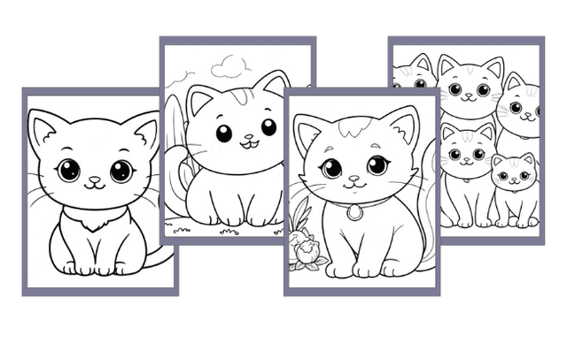 Cat Coloring Pages