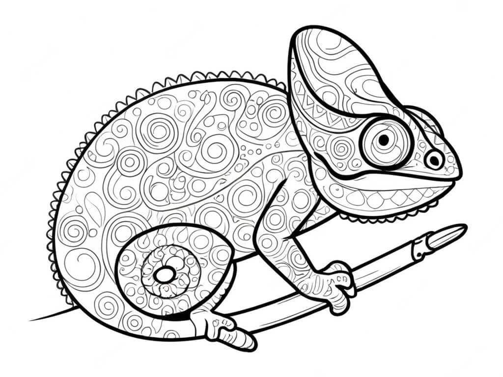 Camouflaged Chameleon