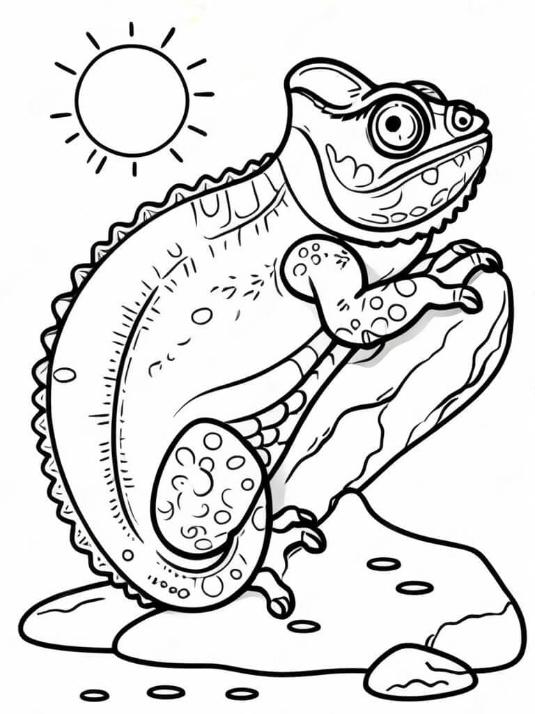 Chameleon in the Sun