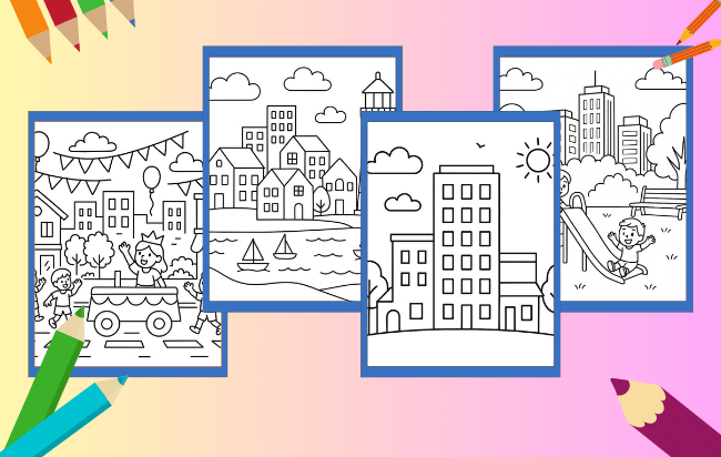 City Coloring Pages