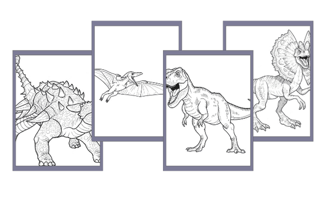 Dinosaur Coloring Pages