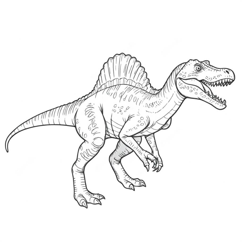 Spinosaurus Coloring Page