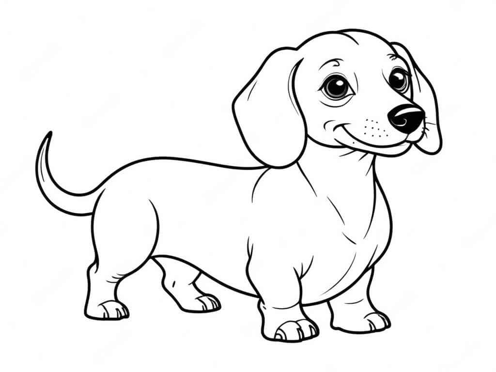Dog Named Dito Coloring Page