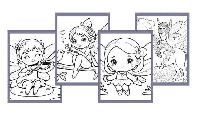 Fairy Coloring Pages