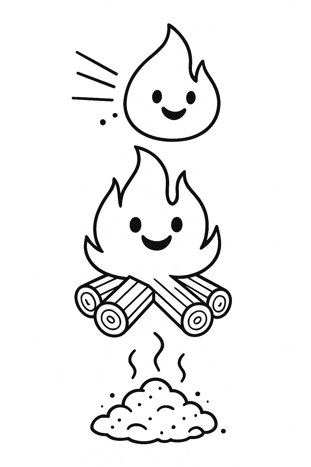 Embers and Ashes Coloring Page