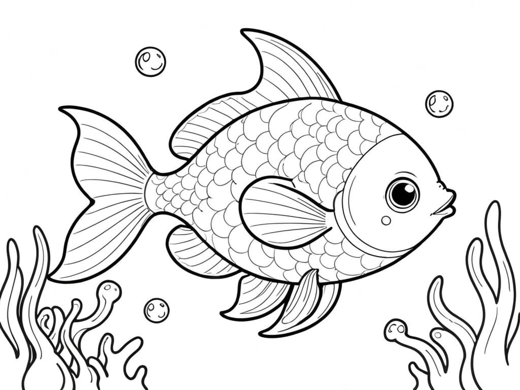 Common Fish Coloring Page
