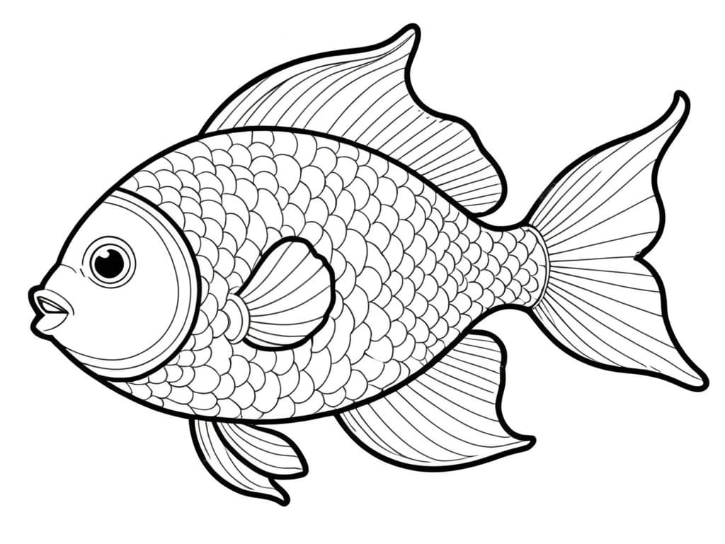 Fish Coloring Page