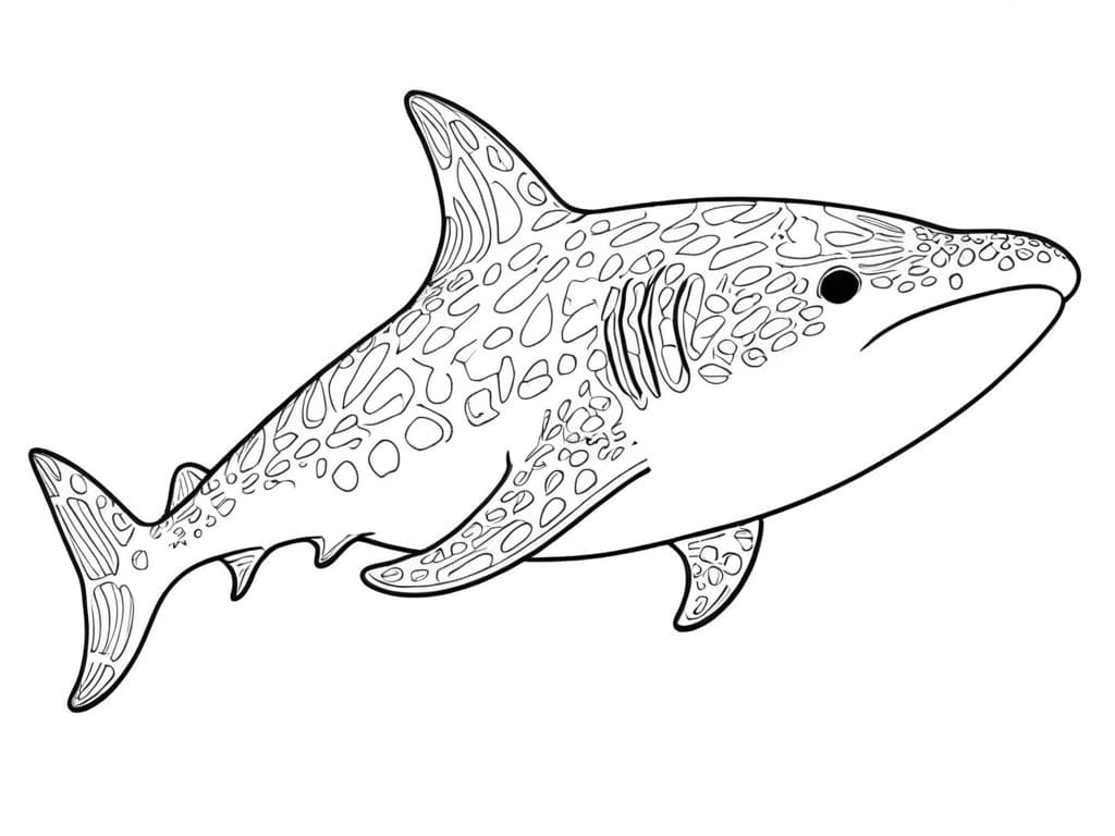 Whale Shark Coloring Page