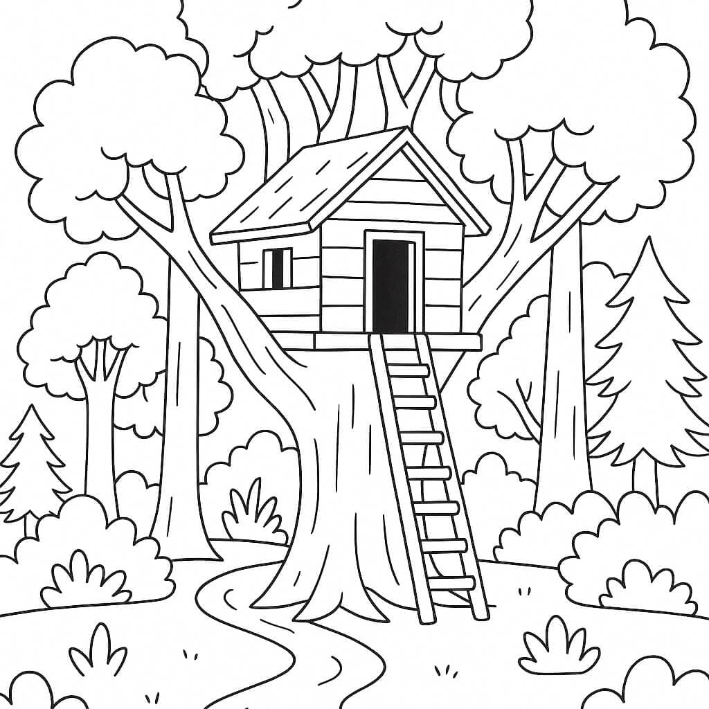 Treehouse in the Forest