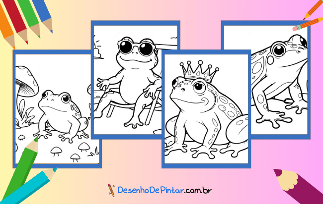 Frog Coloring Pages
