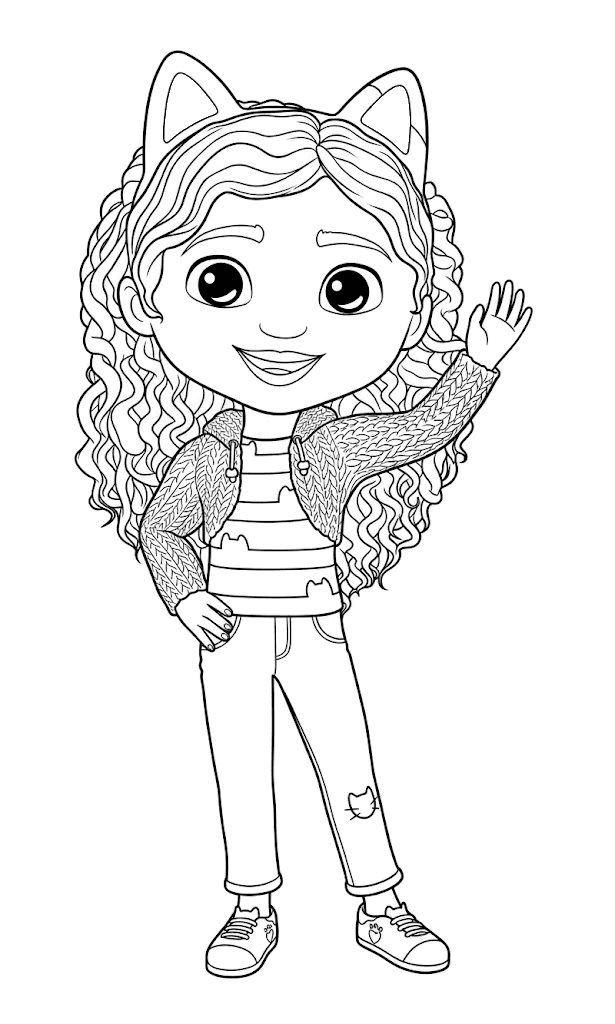 Gabby Coloring Page