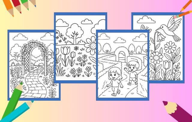 Garden Coloring Pages