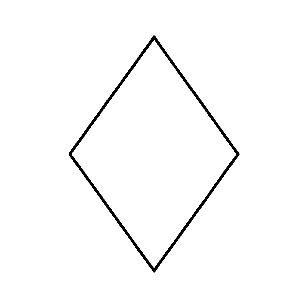 Rhombus Coloring Page