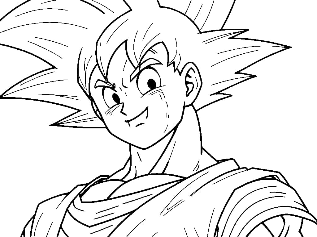 Goku Coloring Page