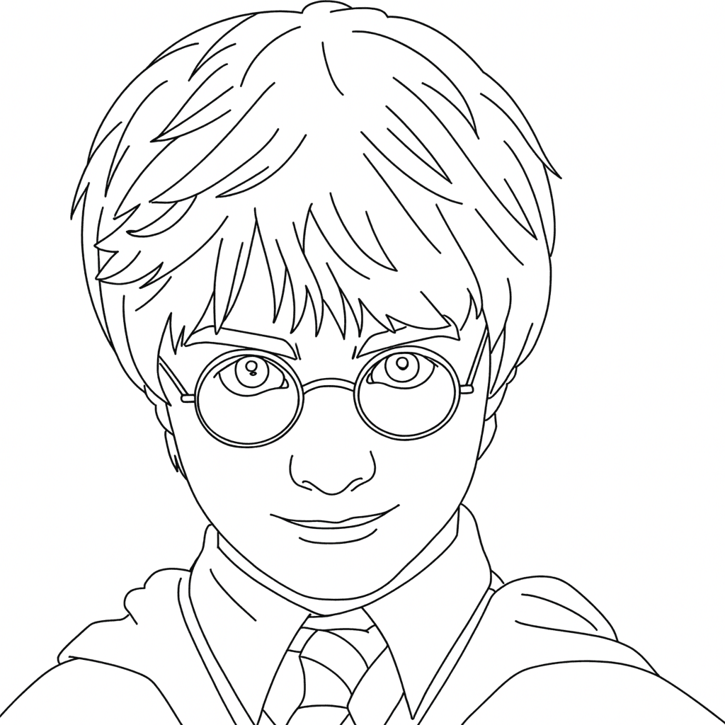 Harry Potter Coloring Page