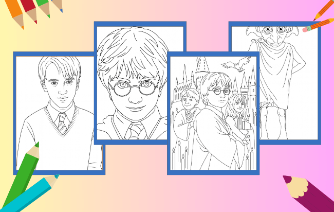 Harry Potter Coloring Pages