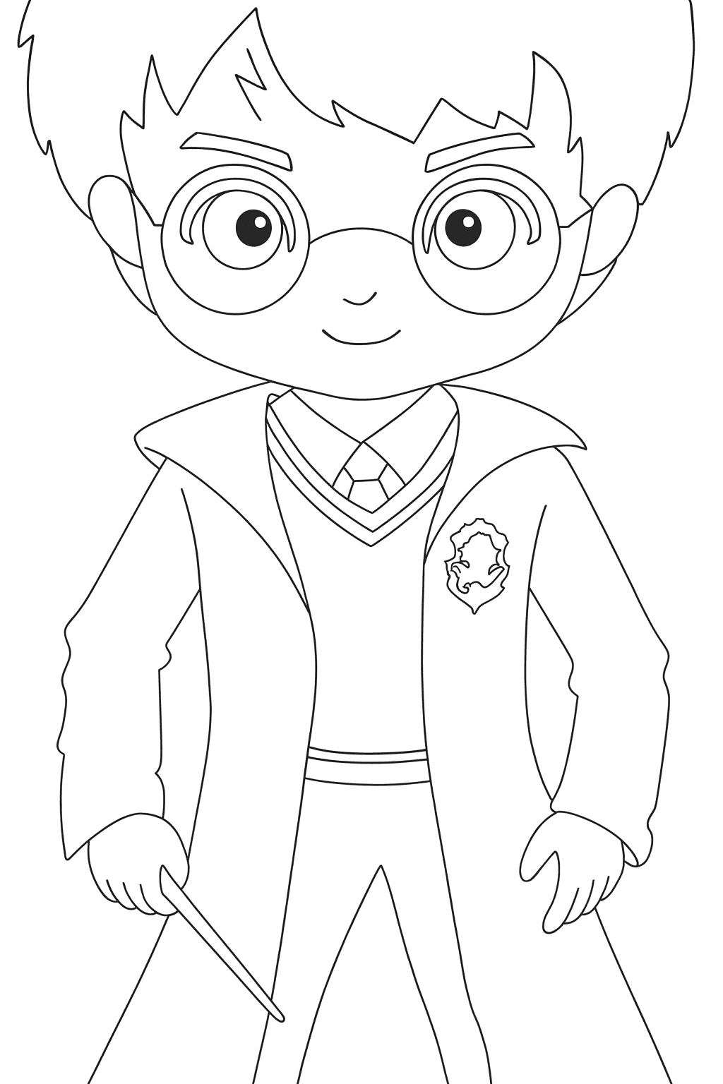 Harry Potter Printable Coloring Page