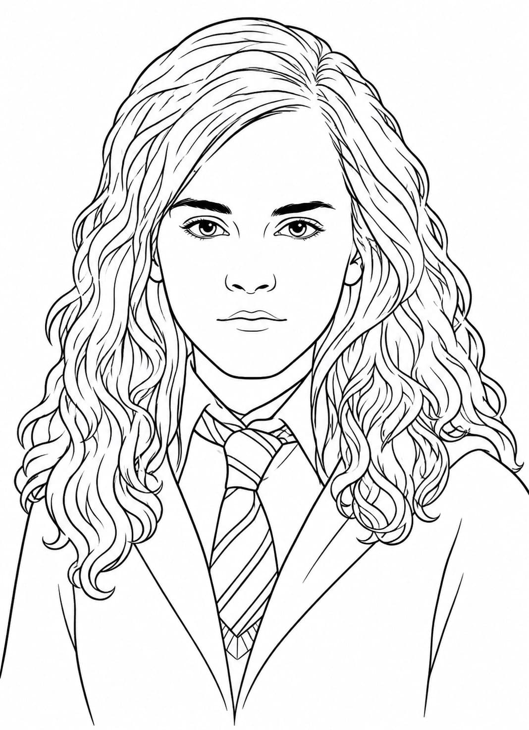 Hermione Coloring Page