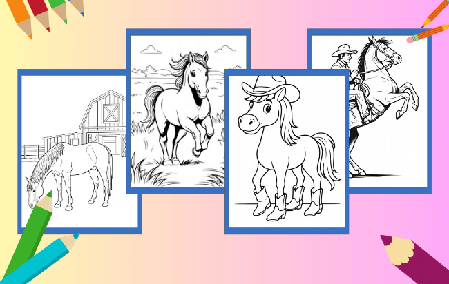 Horse Coloring Pages