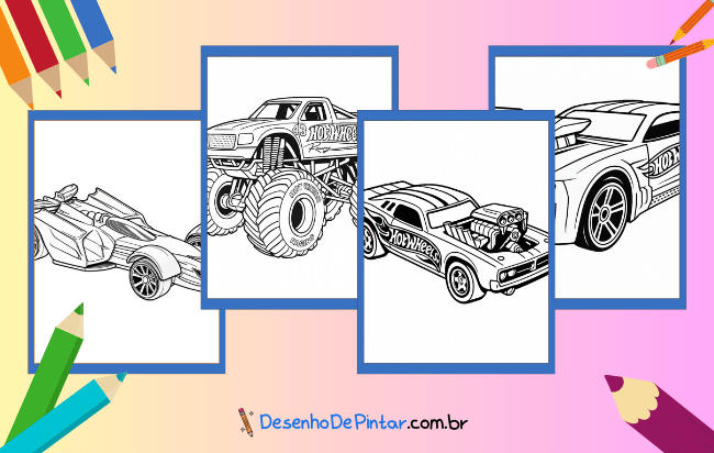 Hot Wheels Coloring Pages
