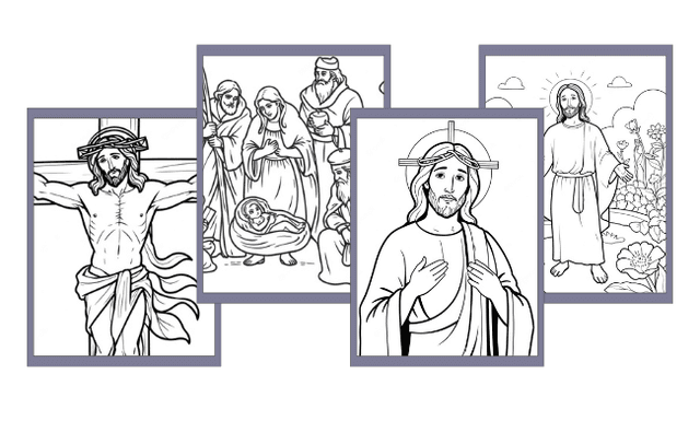 Jesus Coloring Pages