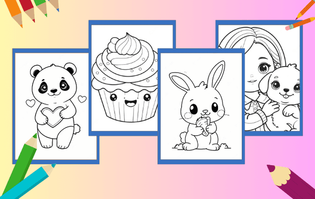 Kawaii Coloring Pages