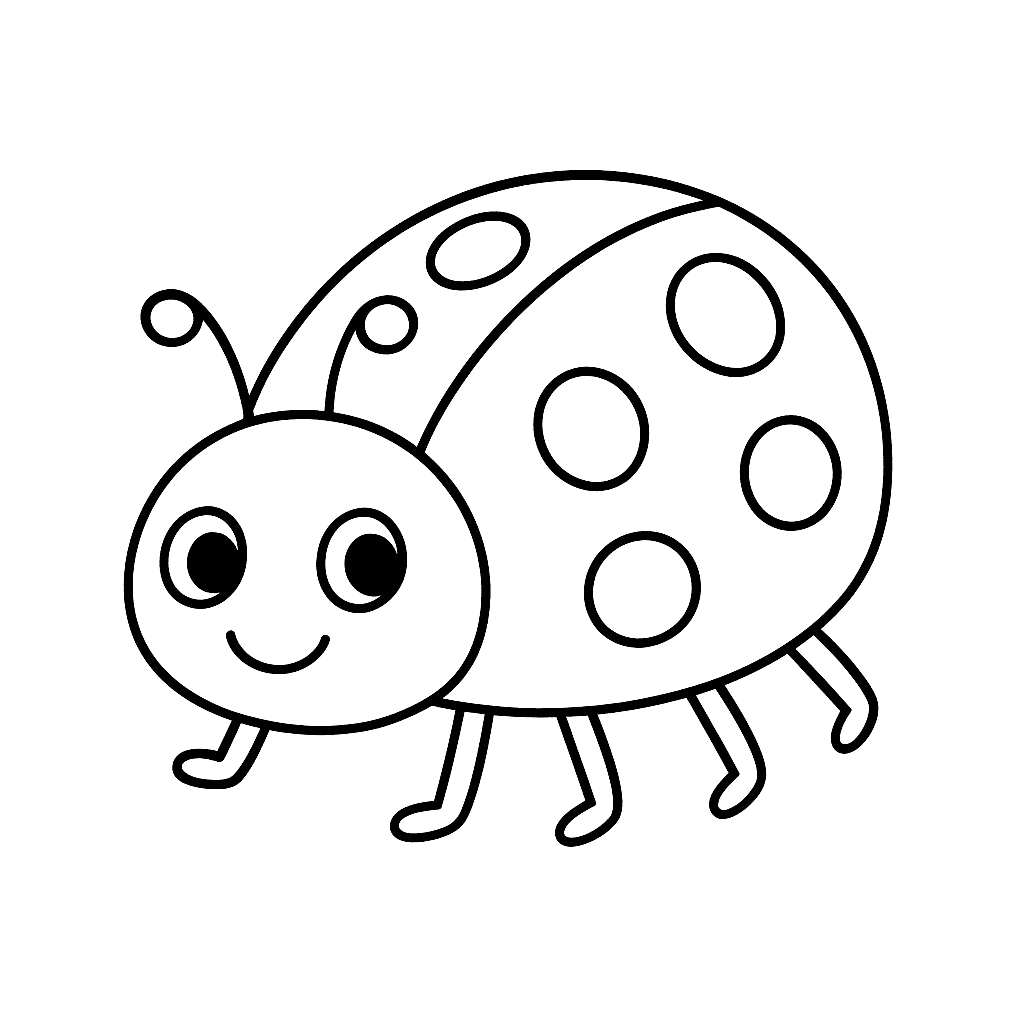 Ladybird Coloring Page