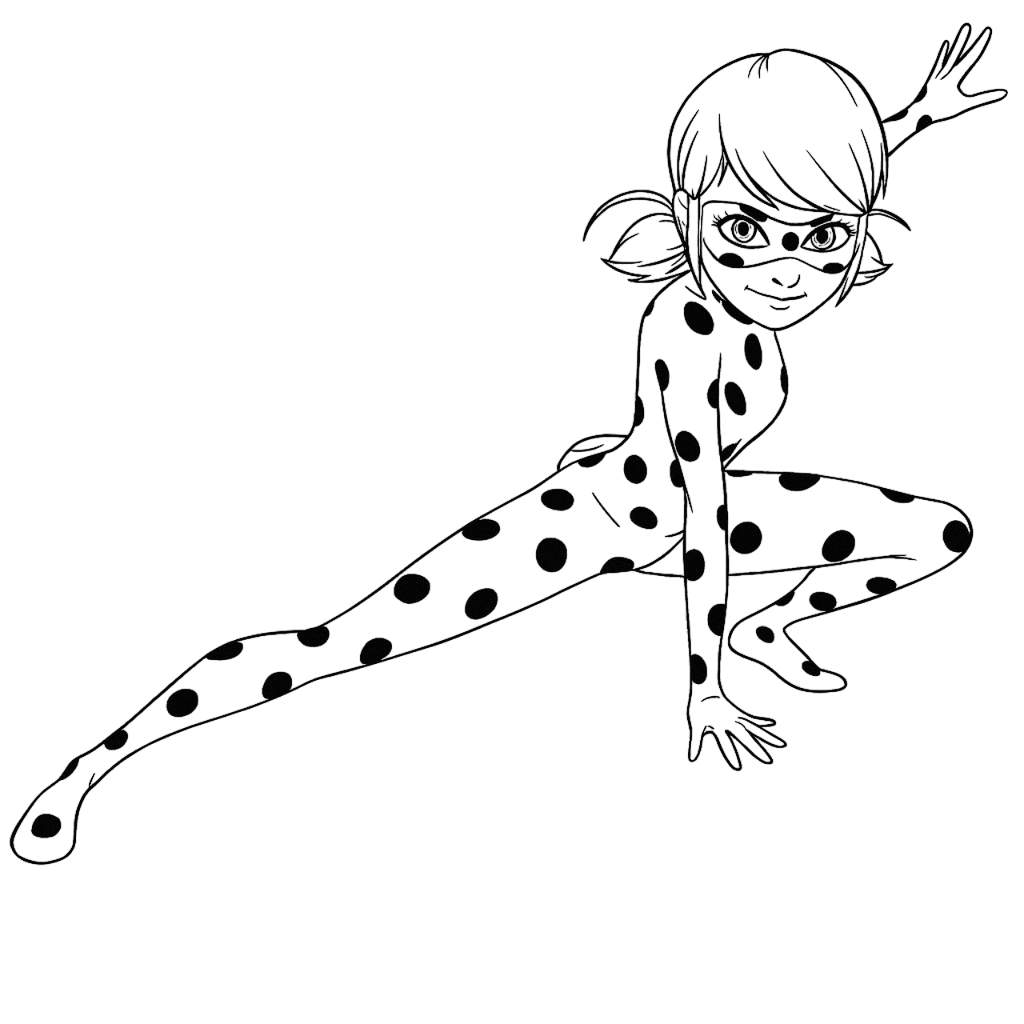 Classic Ladybug Coloring Page