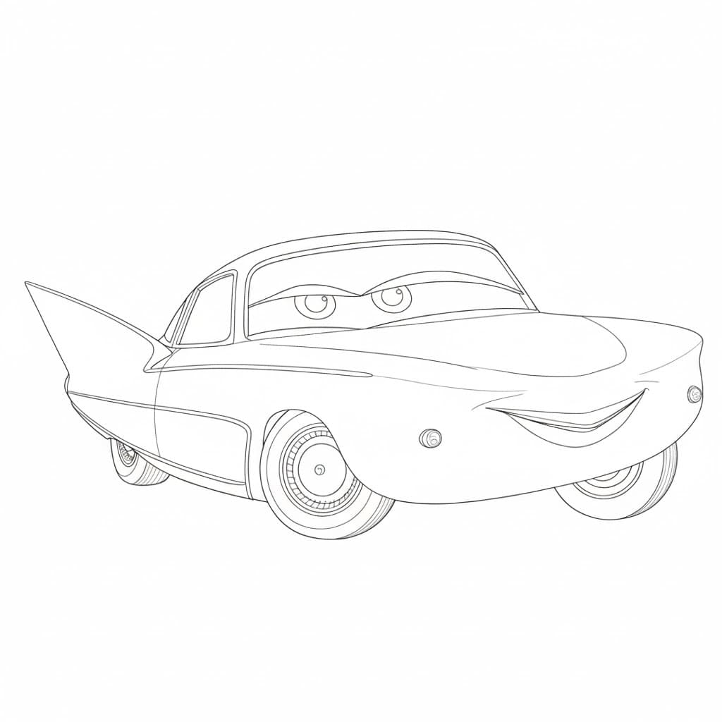 Flo Cafe Owner Coloring Page