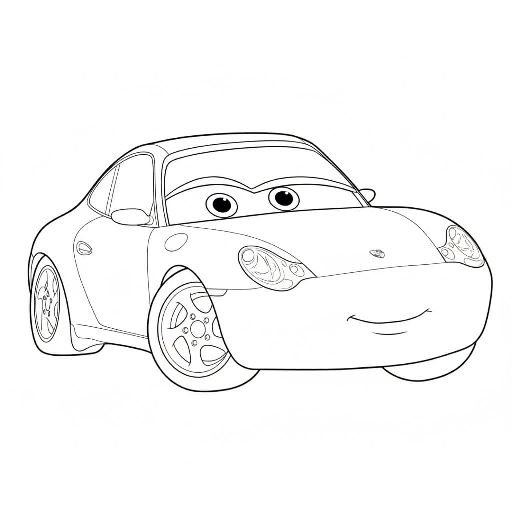 Sally Carrera Coloring Page