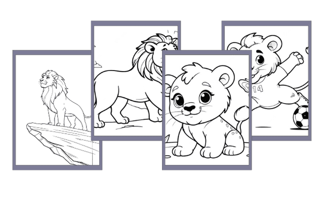 Lion Coloring Pages