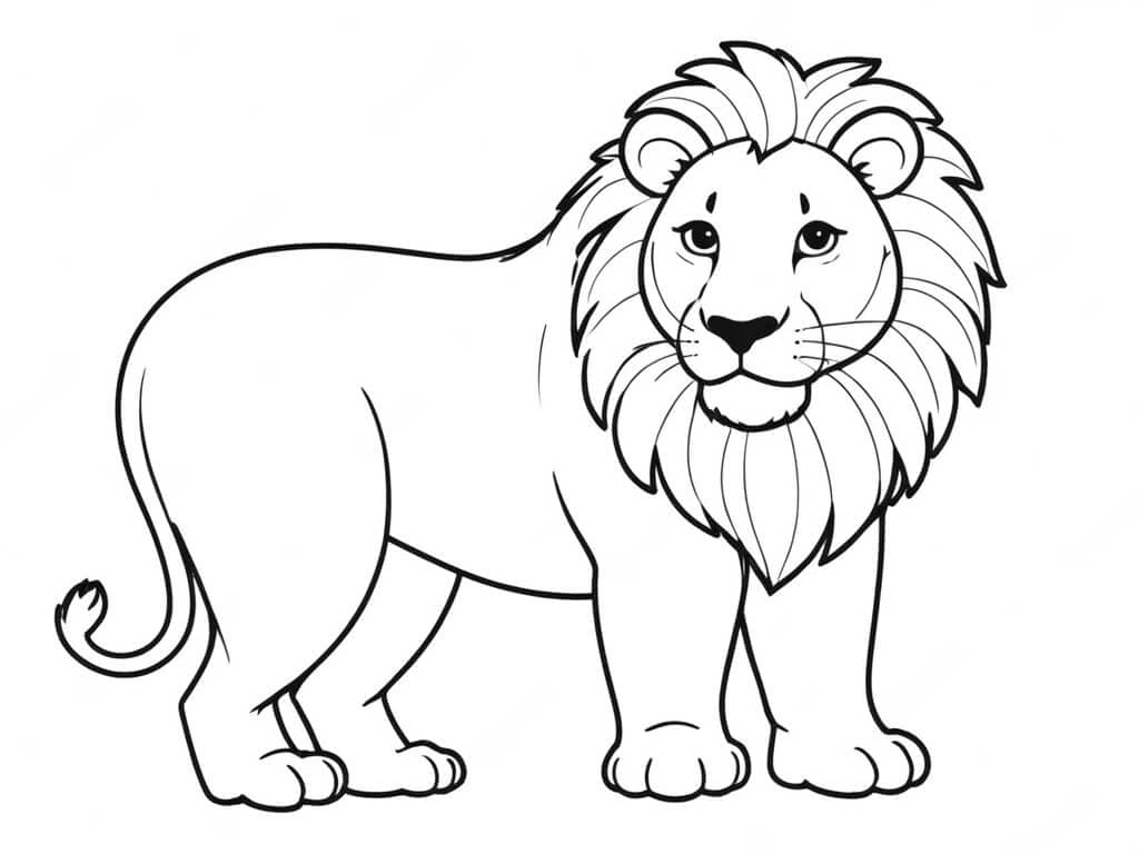 Lion Coloring Page