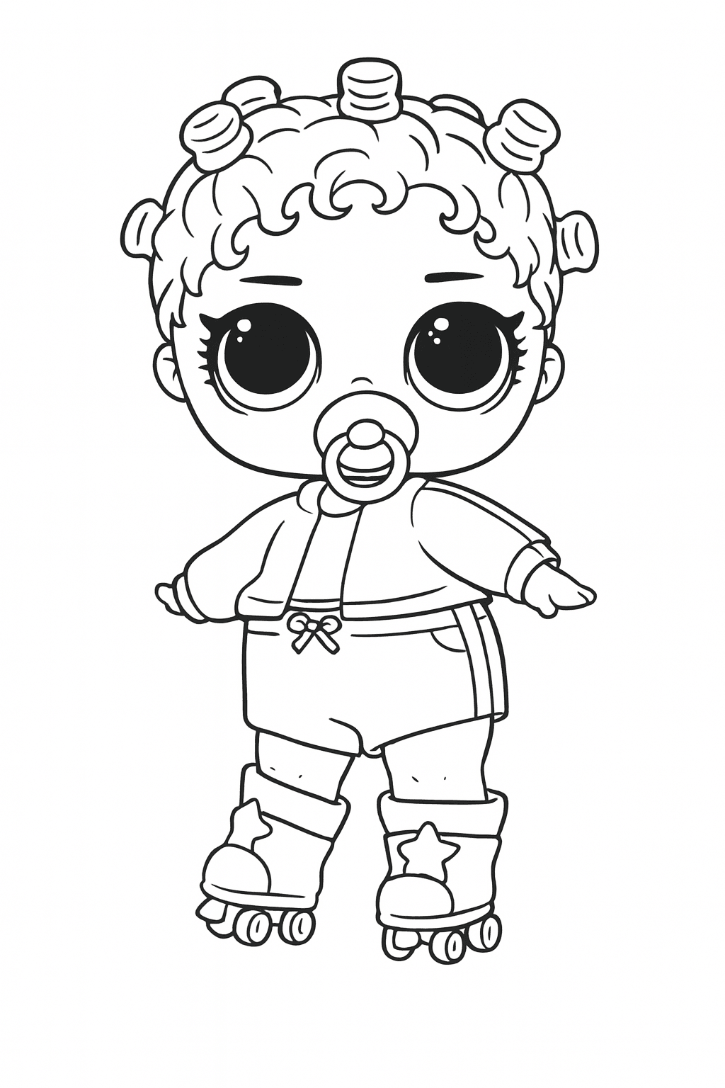 LOL Baby Doll Coloring Page
