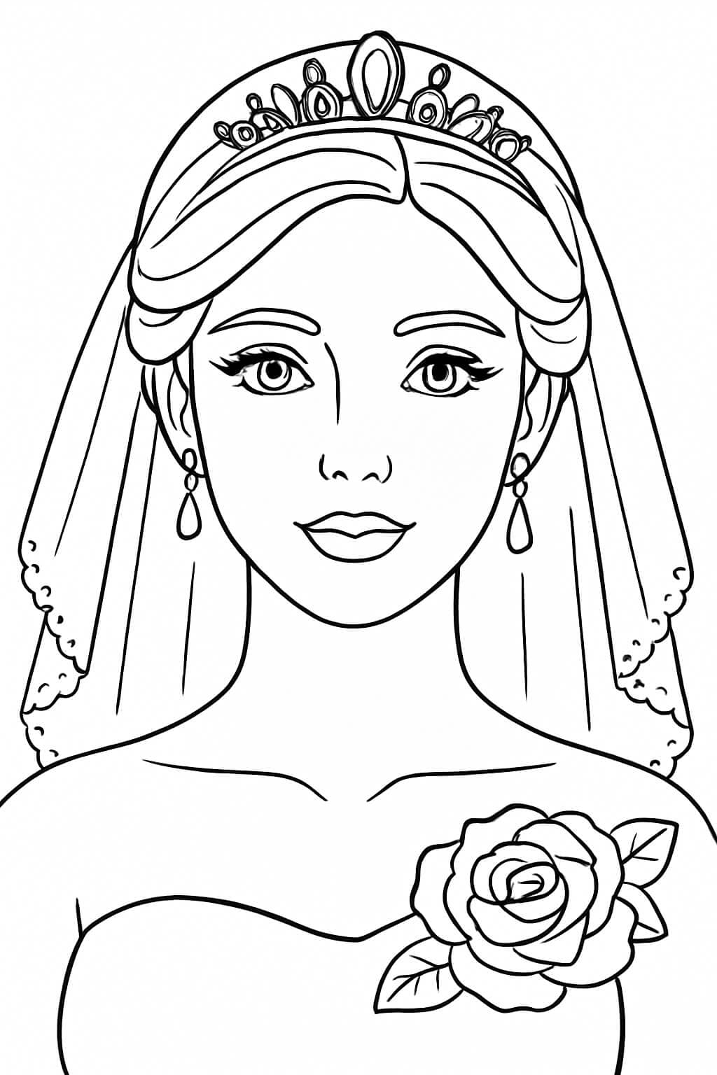 Funny Makeup Coloring Page