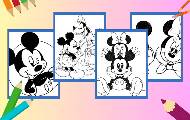 Mickey Coloring Pages