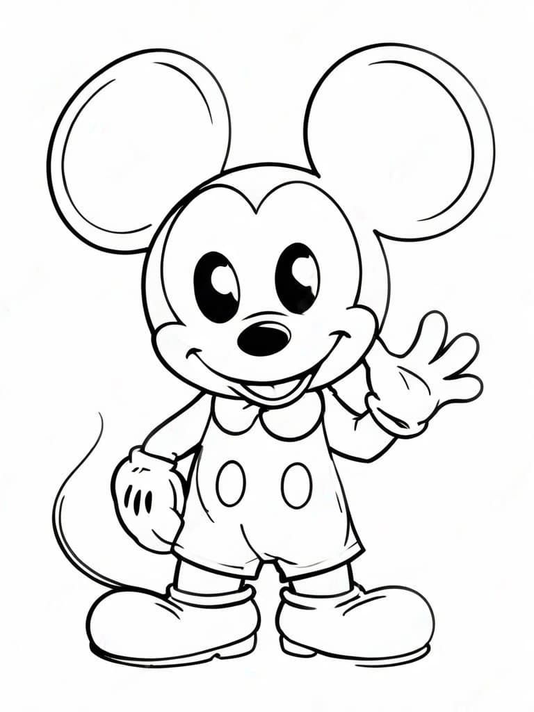 Mickey Coloring Page