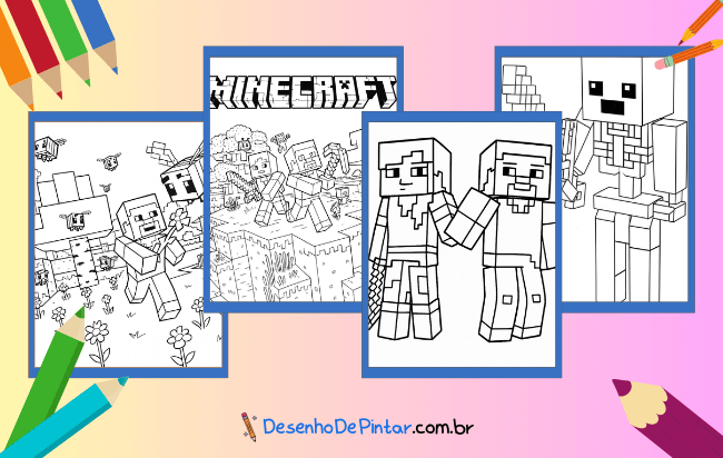 Minecraft Coloring Pages