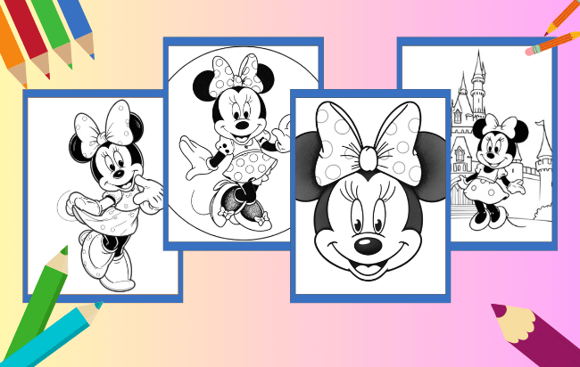 Minnie Mouse Coloring Pages