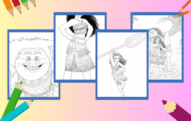 Moana Coloring Pages