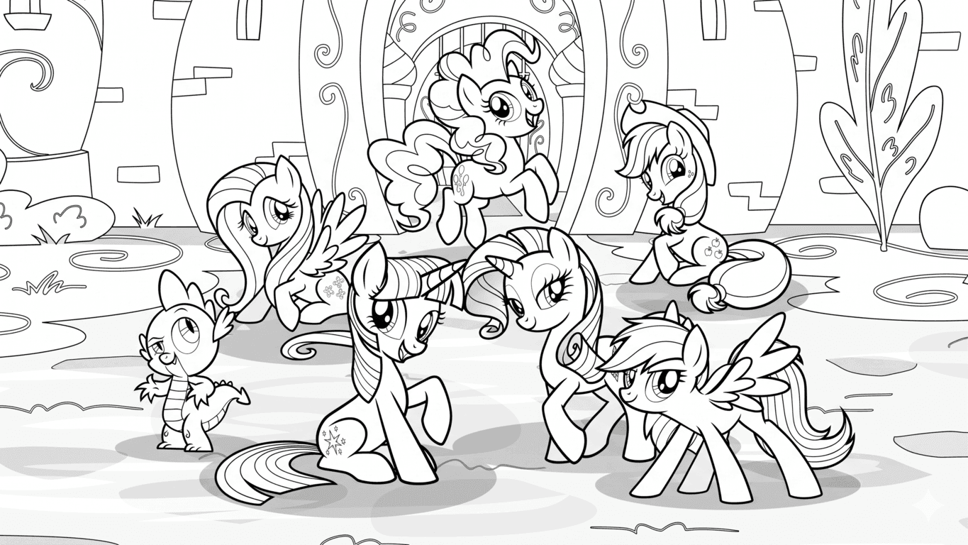 My Little Pony coloring page