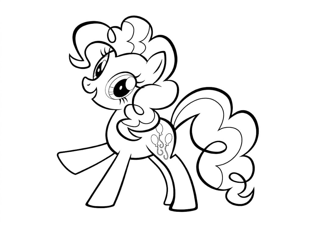 Pinkie Pie coloring page