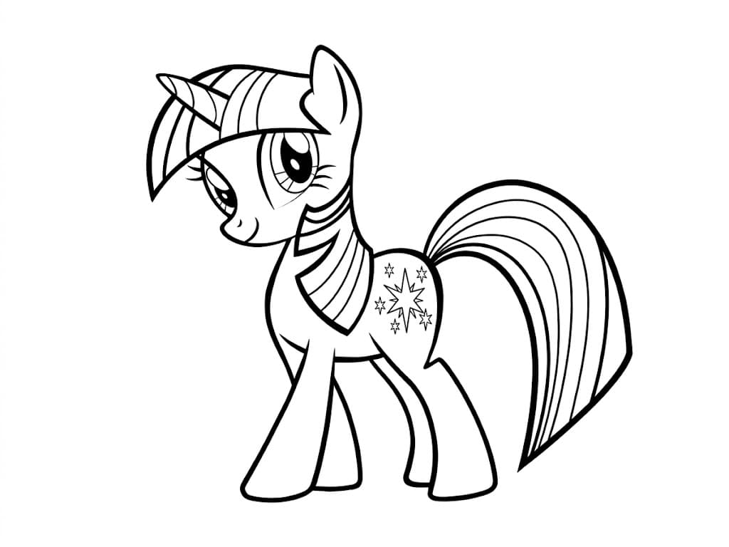 Twilight Sparkle coloring page