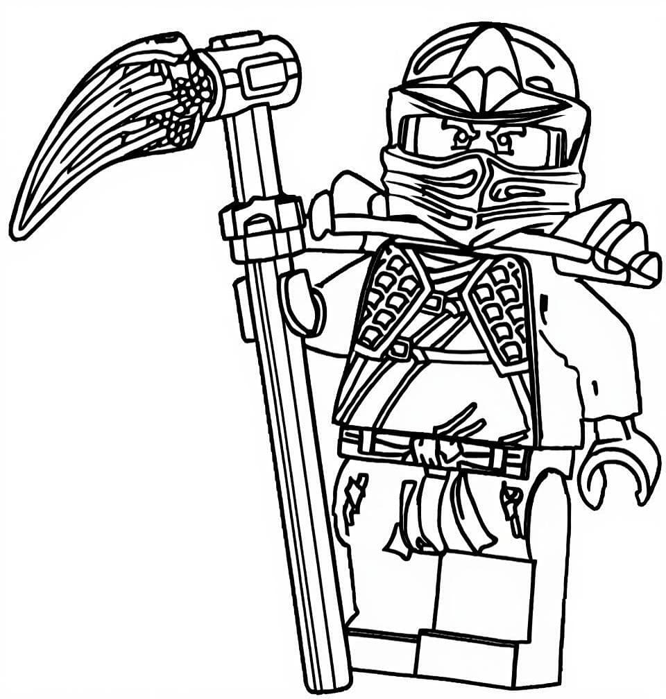 Cole in Action Coloring Page
