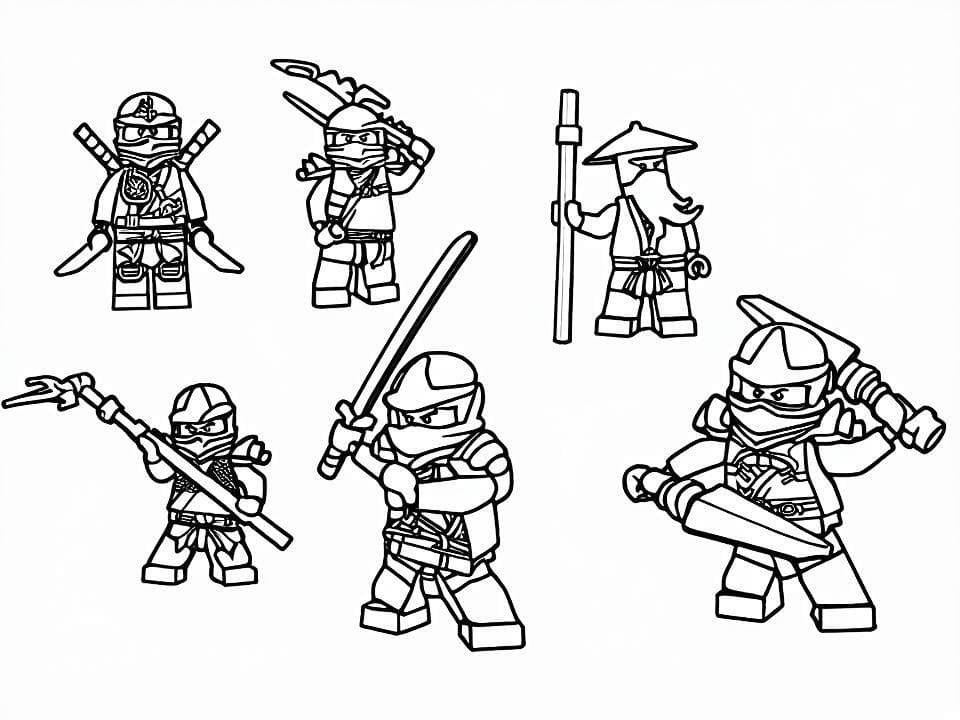 Ninjago Coloring Page